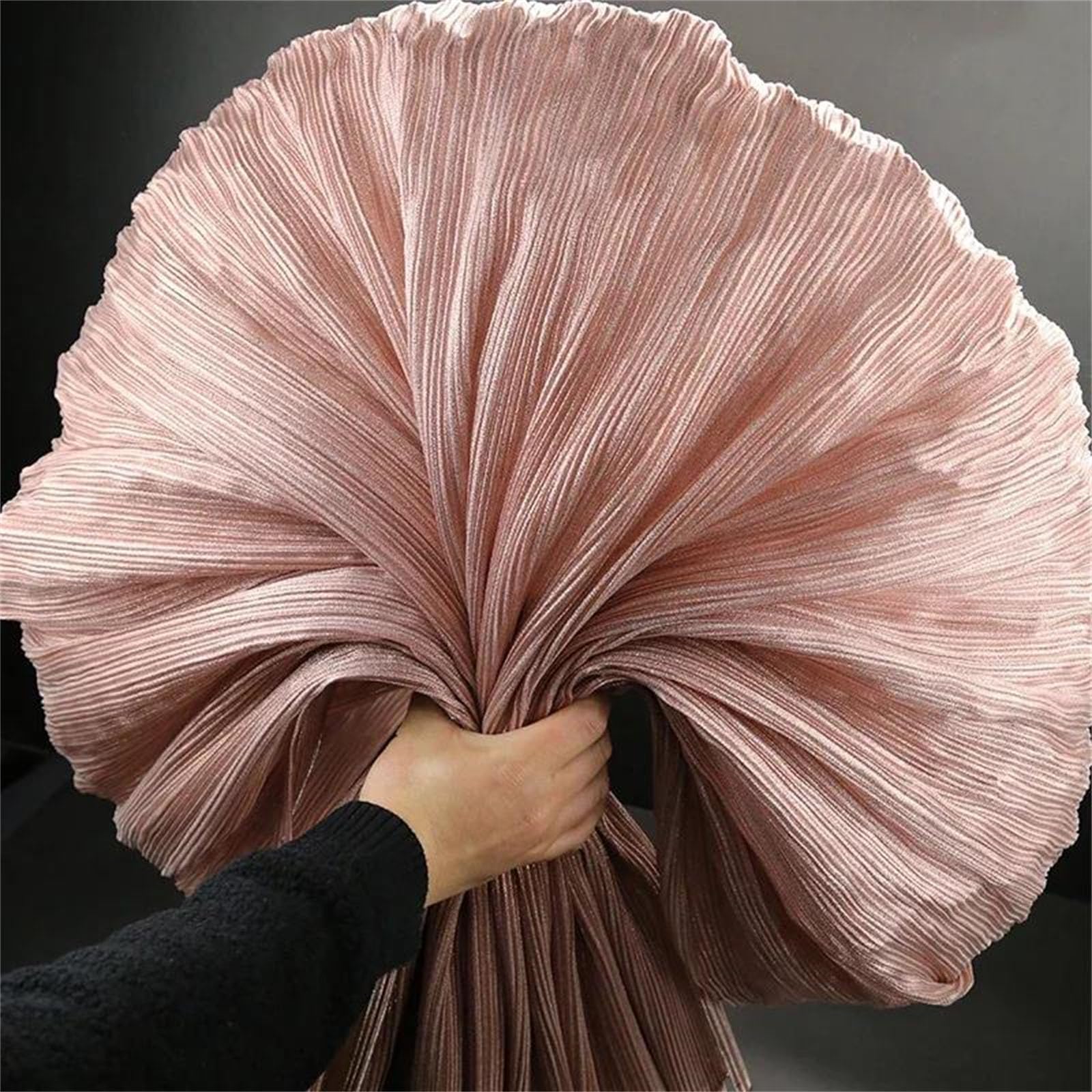 Tissu en Organza Transparent, Tissu plissé métallisé 99 cm × 142, tissu transparent for la décoration de mariage, confection robes et autres créations(7)