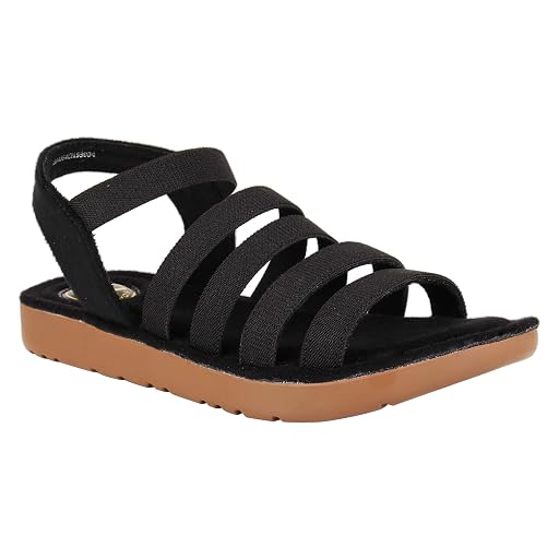 Teen Mix By Catwalk Black Fashion Slippers