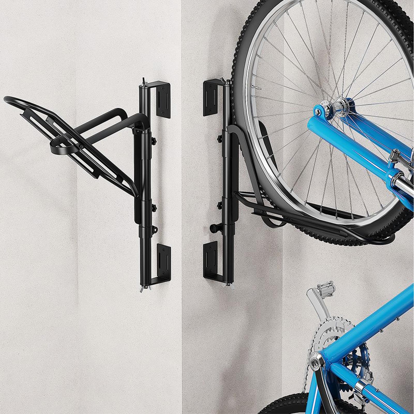Soporte Para Bicicleta En Pared Soporte De Pared Para Bicicletas | Soporte Plegable Para Garaje, Taller, Sótano, Jardín, Apartamento Interior Y Exterior