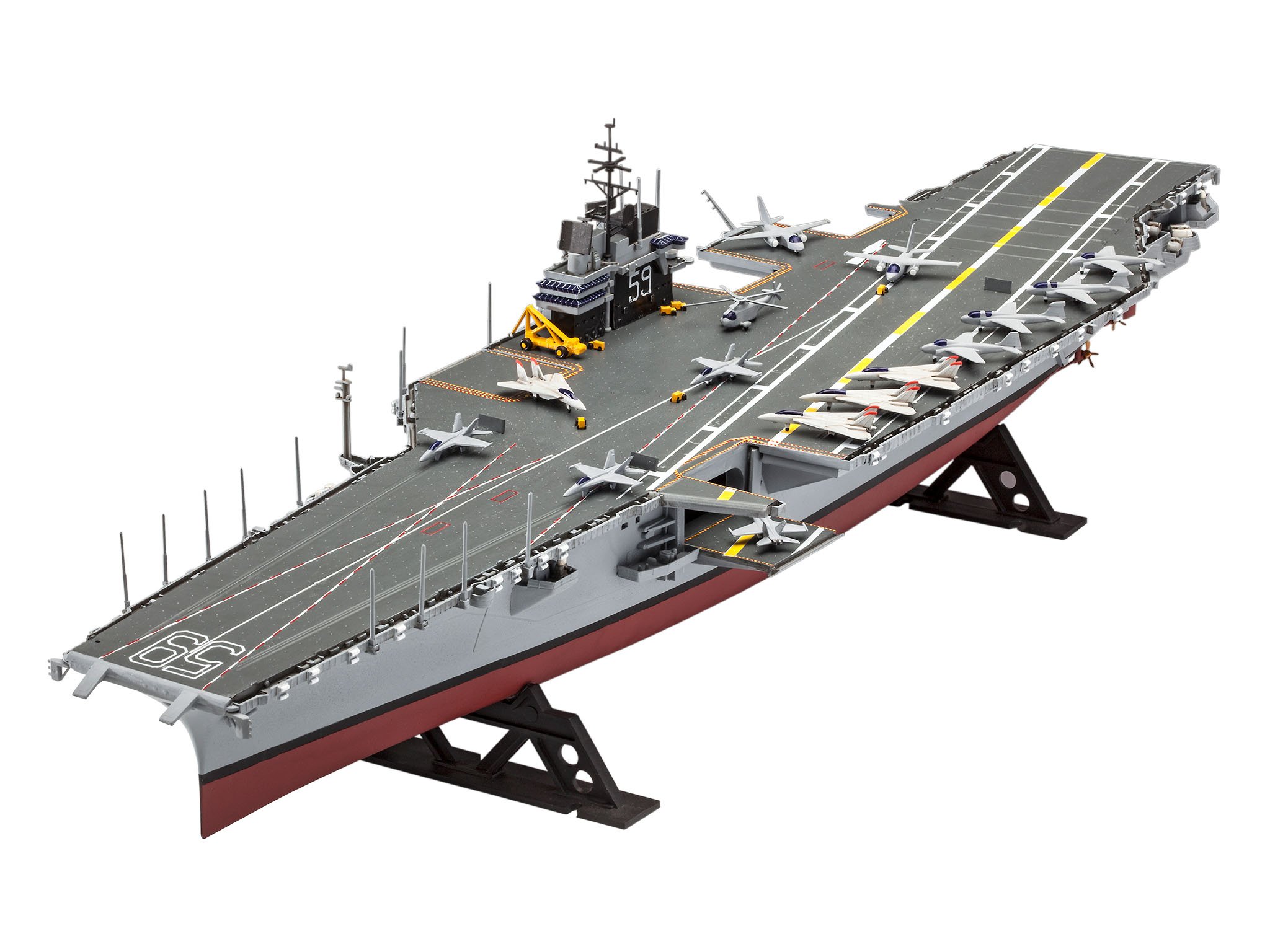 Revell 05156, USS FORRESTAL (CVA-59), 1:542 scale plastic model