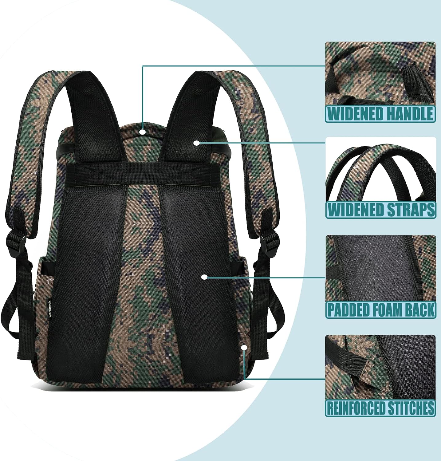 Vorspack Cooler Backpack Insulated Backpack 36 Cans Backpack Coolers Insulated Leak Proof for Beach