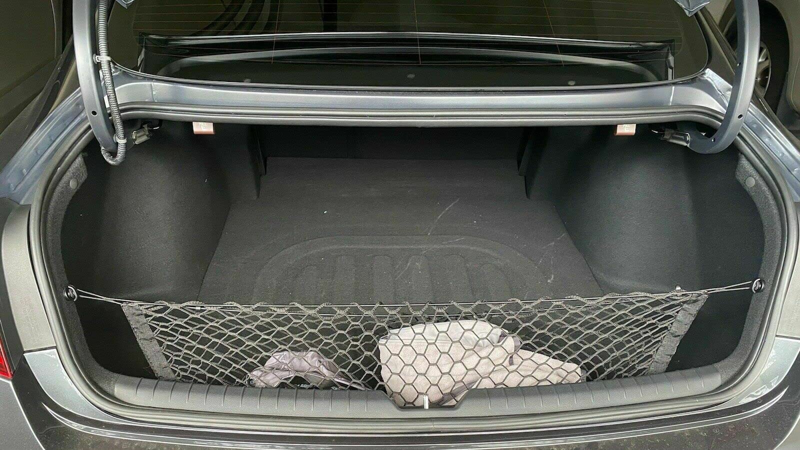 EACCESSORIES EA Trunk Organizer Cargo Net for Hyundai Sonata 2020-2025 – Envelope Style Cargo Net for Sedan – Premium Mesh Car Trunk Organizer Vehicle