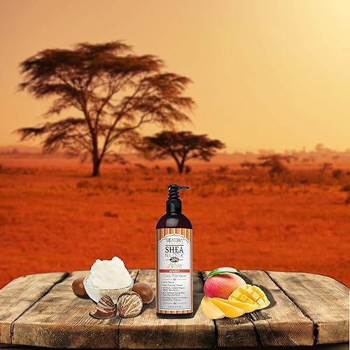 Miniatura 3 de Shea Terra Organics Nilotik' Loción ultra rica de manteca de karité, mango  Hidratante diario natural alto en vitaminas, minerales y ácidos grasos