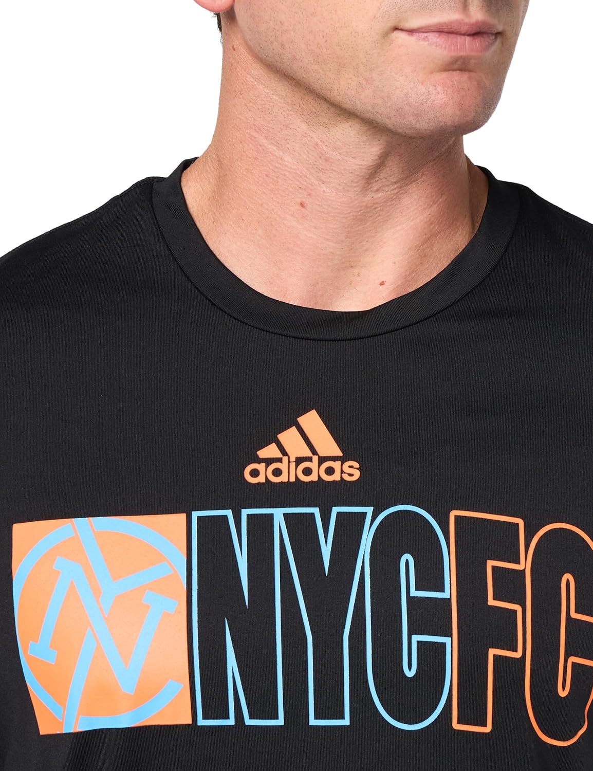 adidas Mens New York City Fc Long Sleeve Pre-Game T-Shirt