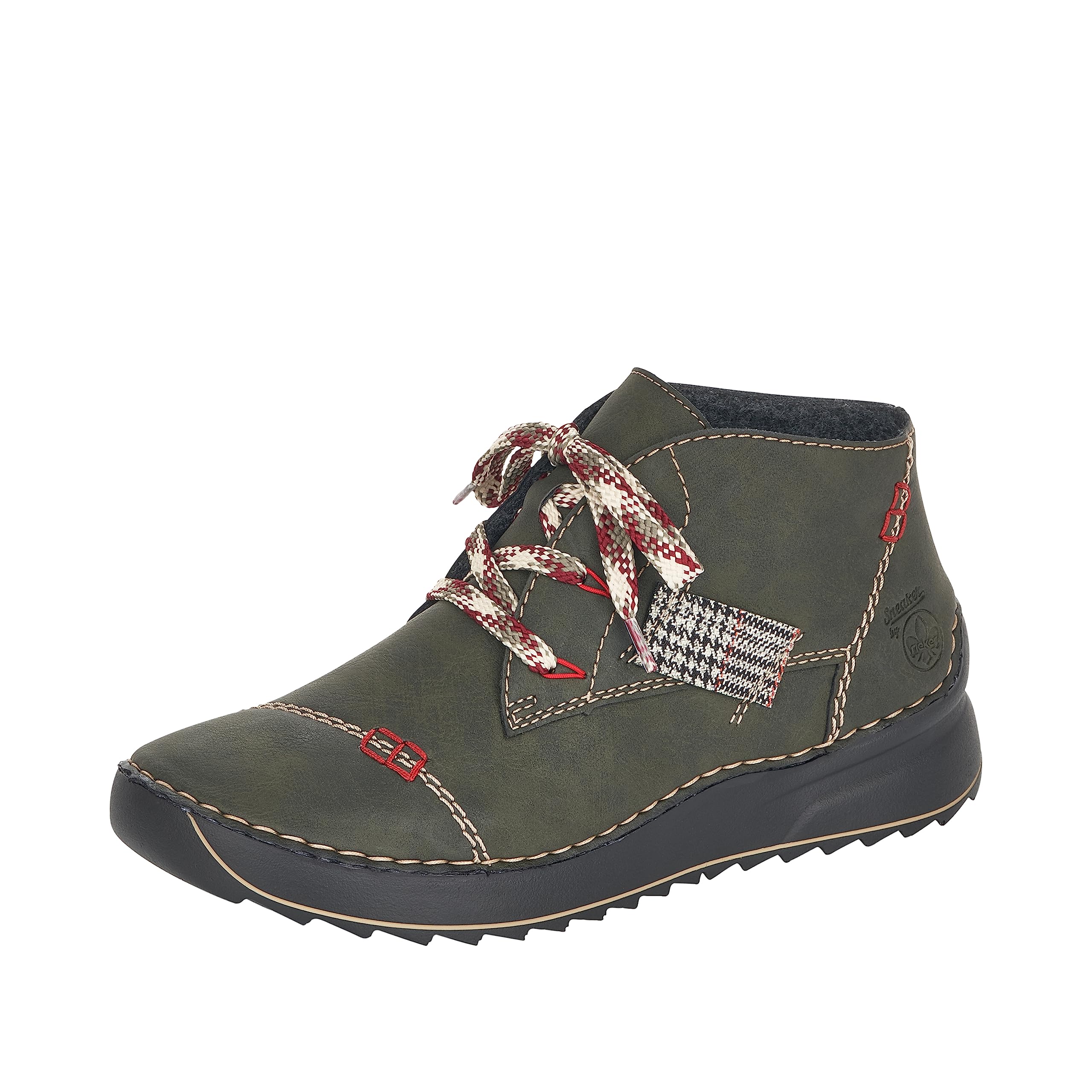 Rieker 74234 Stivaletti Donna - Modello Comodo Con Soletta Morbida E Intercambiabile - Ideali Per Autunno E Inverno