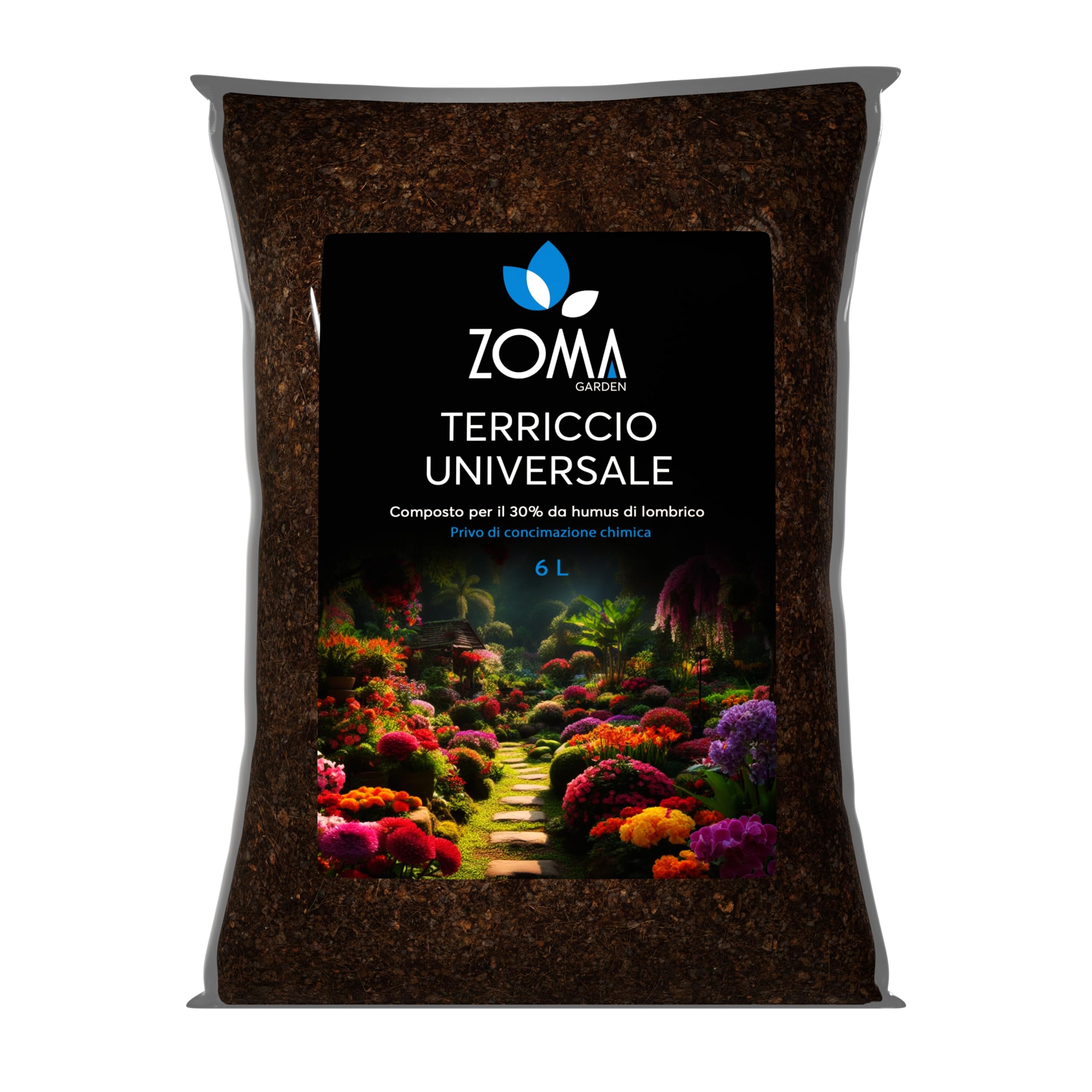 Terriccio Per Prato ZOMA 20 Lt - Con Sabbia, Humus Di Lombrico E Radinat, Per Semina E Zolle - Foto 9