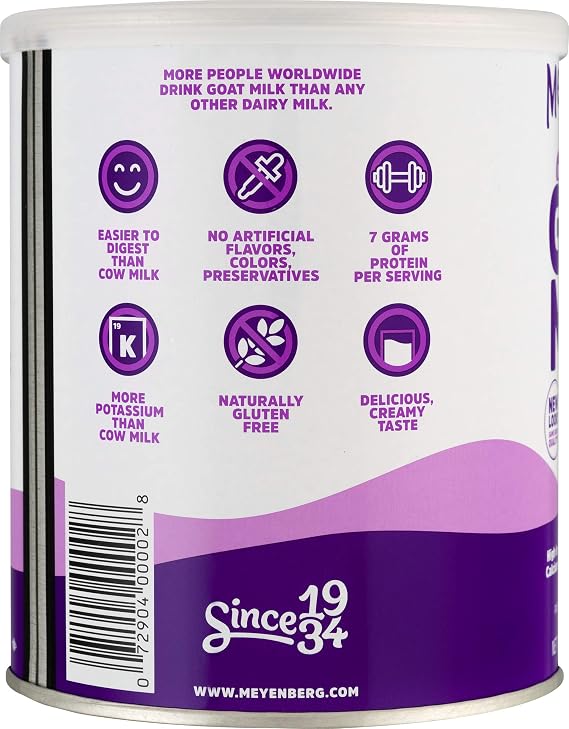 Meyenberg Whole Powdered Goat Milk, Vitamin D, 12 Ounce