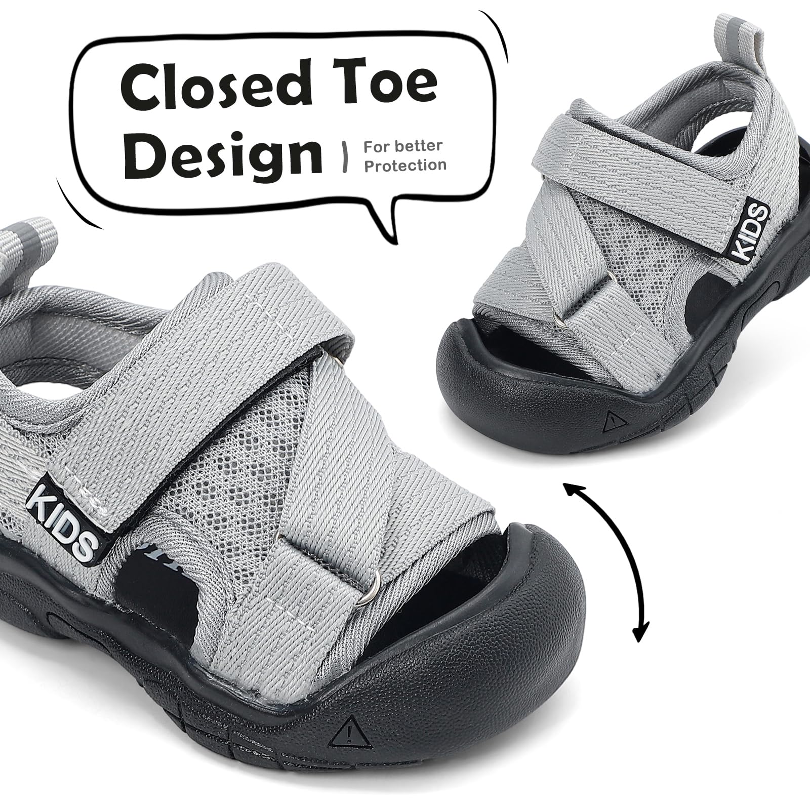 Chaussures Bébé Été Sandales de Sport Garçon Baskets Running Confort Enfants avec Semelle Caoutchouc Antidérapant