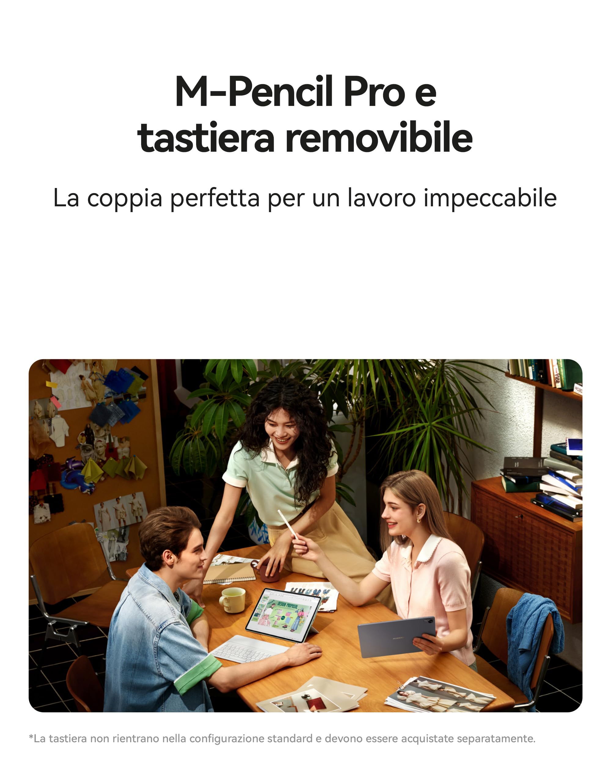 HUAWEI MatePad 11.5 S 2026 Tablet con Display PaperMatte ultra-luminoso 2.8K 144Hz, 12+256GB, Batteria da 8800 mAh, SuperCharge 40W, WiFi 6+, Bluetooth 5.2, M-Pencil Pro, Garanzia di 30 mesi