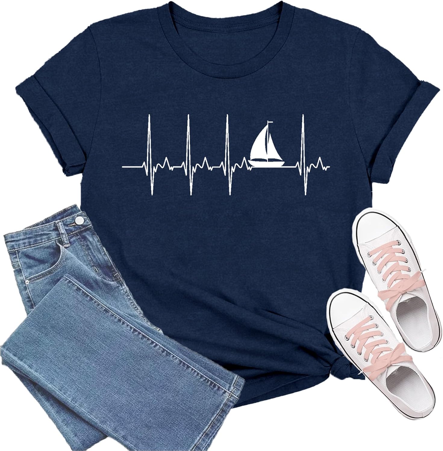 Women Sailing Shirt Nautical Sailboat Shirts Sailing