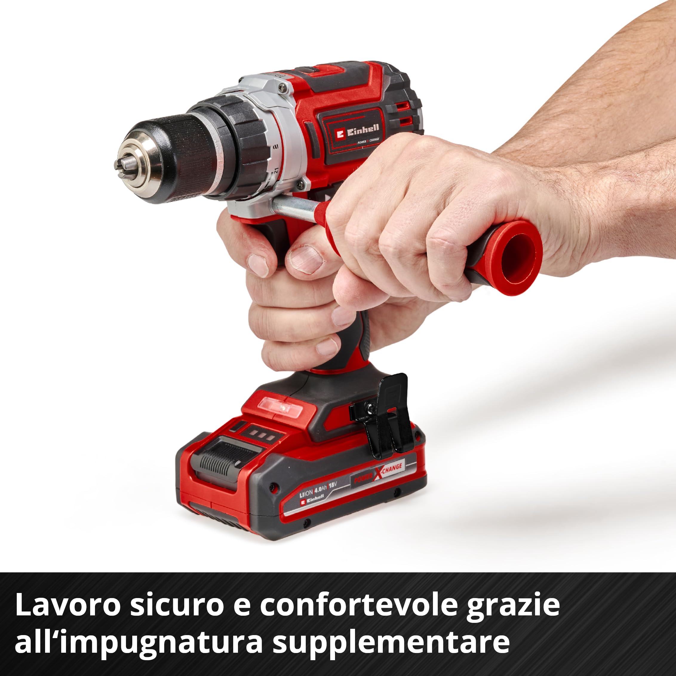 Einhell Professional Trapano avvitatore a batteria TE-CD 18/60 Li BL-Solo Power X-Change (ioni di litio, 18 V, motore senza spazzole, 2 velocità, senza batterie e caricabatteria)