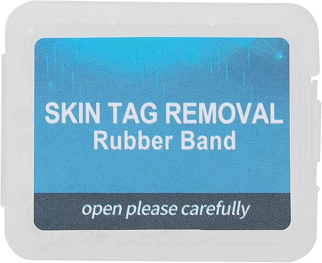 Sonew 30Pcs Skin Tag Band, Non Toxic Safe Micro Skin Tag Removal Rubber Bands Mole Wart Skin Care Tools