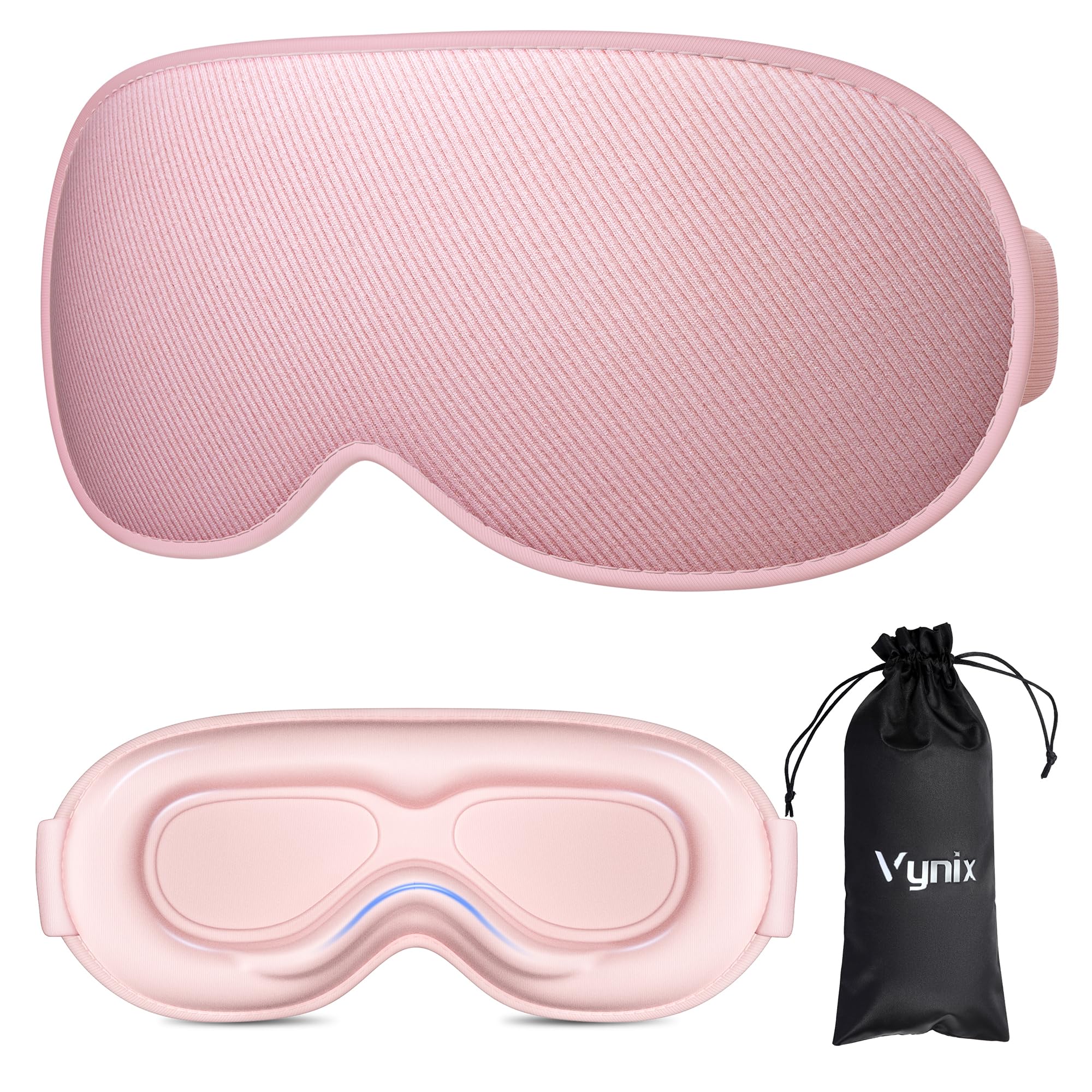 Amazon.com: Vynix Sleep Mask for Women Men - 100% Blackout Eye