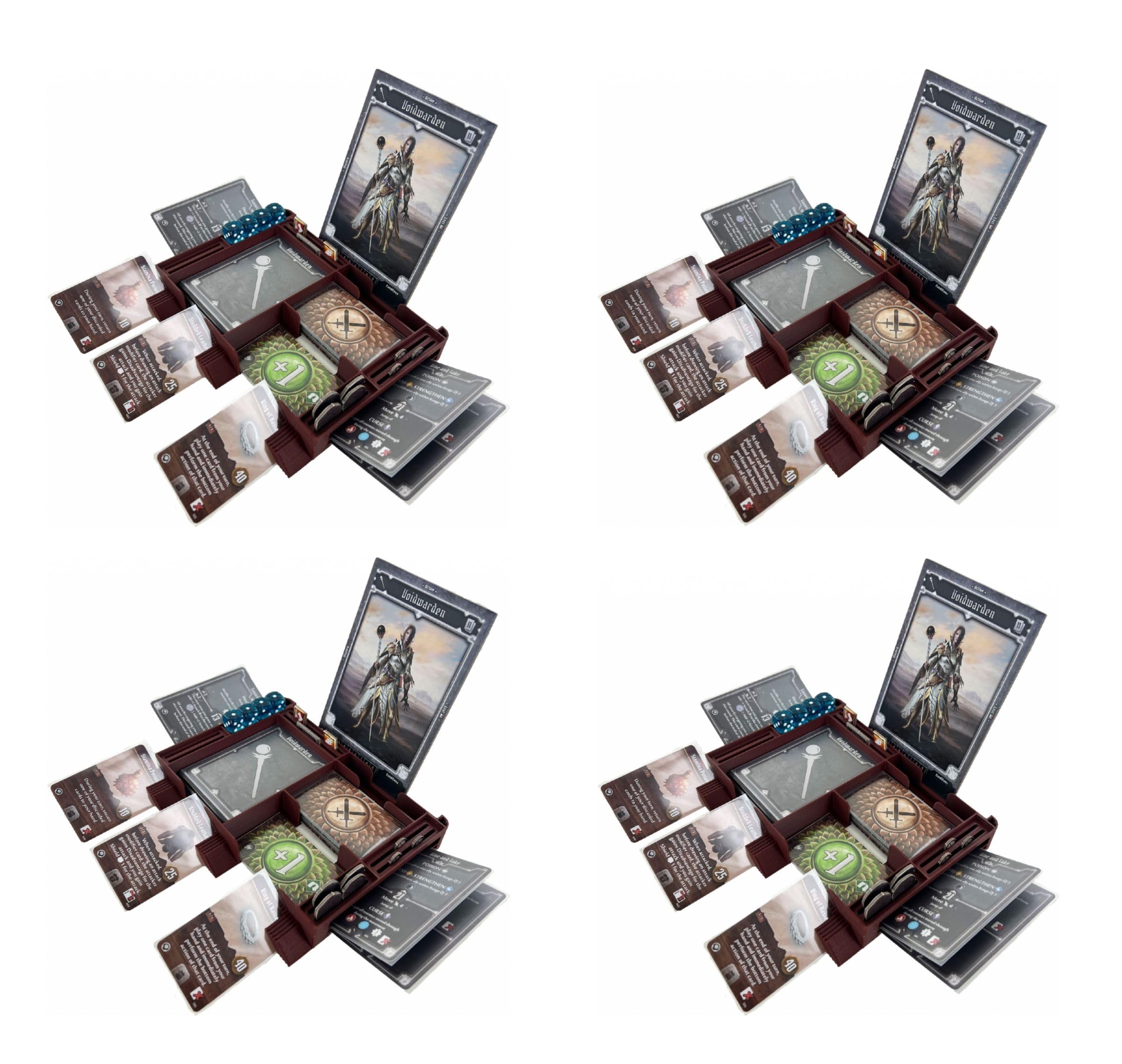 Feldherr 4 pcs. value pack Hero Dashboard compatible with Gloomhaven + Frosthaven + Gloomhaven: Jaws of the Lion