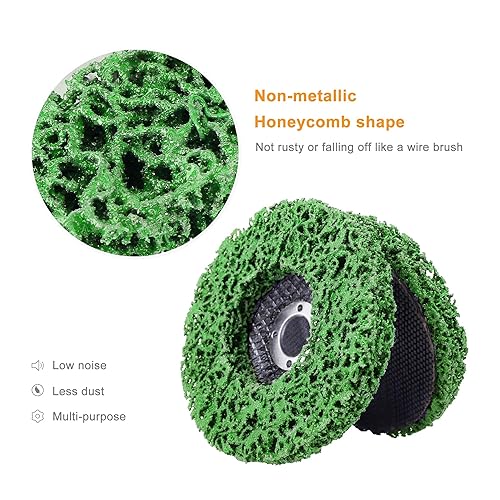 Miniatura 3 de Mornajina Paquete de 5 discos de tiras de 4-12 x 78 pulgadas para amoladoras angulares, removedor de pintura para madera de metal, pelacapeles,