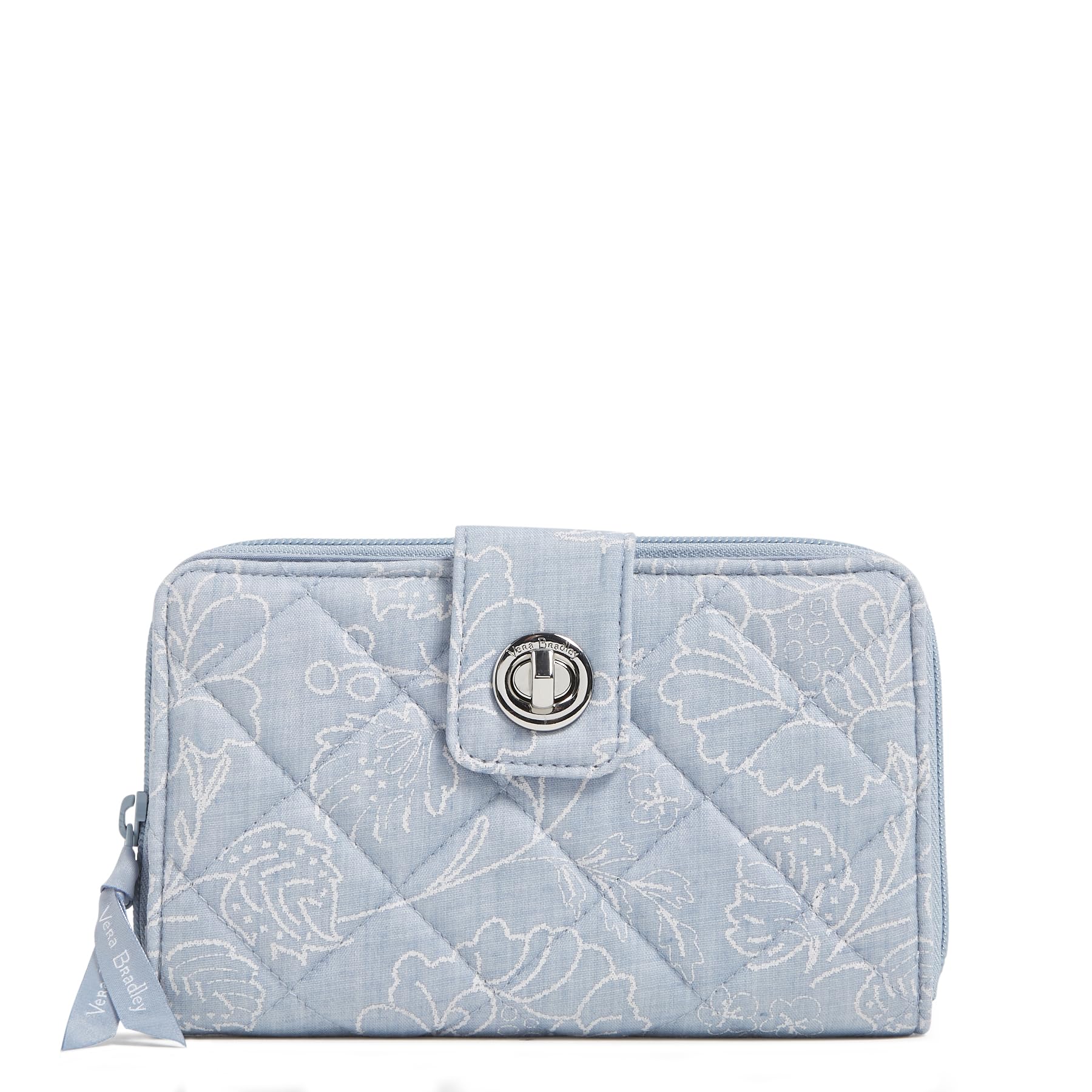 Turnlock Wallet With RFID Protection, Sweet Garden Lace, One Size