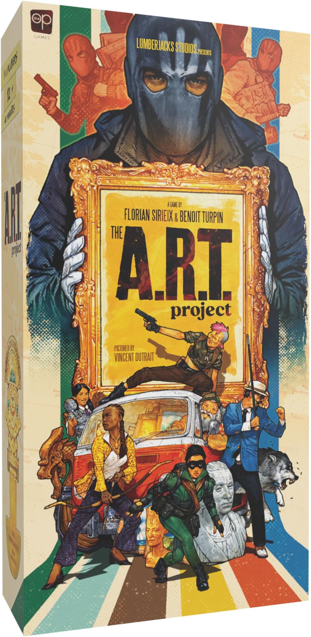 The A.R.T. Project | Cooperative Strategy Board Game | Card Drafting, Zone of Control Game | Coop and Solo Play for Adults and Teens | Ages 12+ | 1-6 Players | 45 Minute Play Time