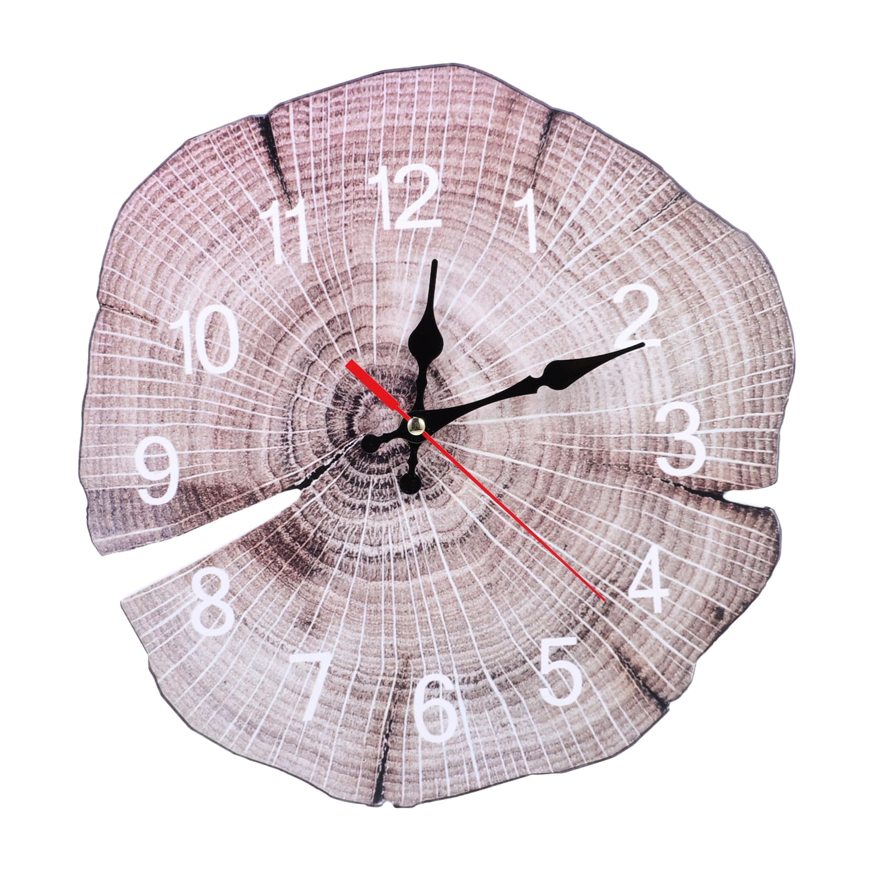 Horloge murale en bois pour salon chaleureux et décoration maison sereine
