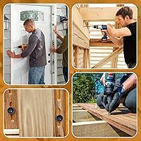 Vista 6 de VIGRUE Tornillos para cubierta, tornillos para madera - Tornillos para cubierta Star Drive para madera, log, paisajismo, resistentes a la oxidación