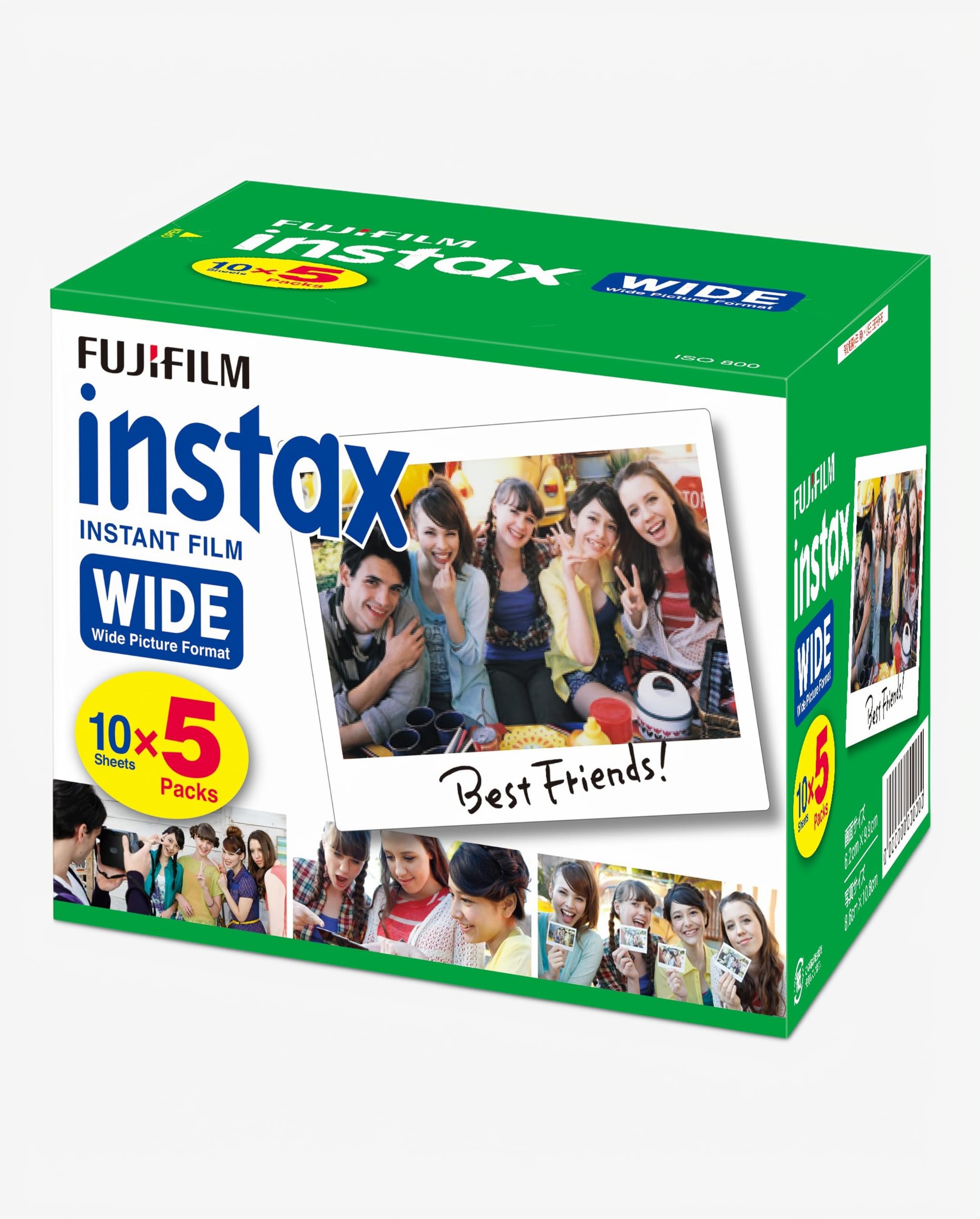 Amazon | FUJIFILM インスタントカメラ ワイド用フィルム 50枚入