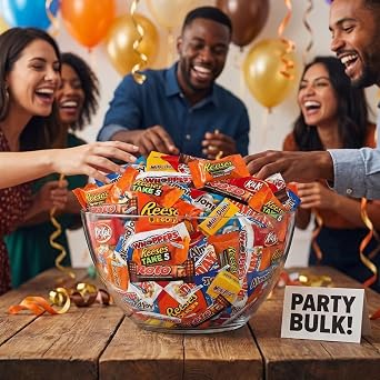 CANDYMAN 4 lb Assorted Chocolate Candy Variety Pack, Bulk Chocolate Individually Wrapped, Candy & Holiday Treats, Father's Day, Ship with Ice