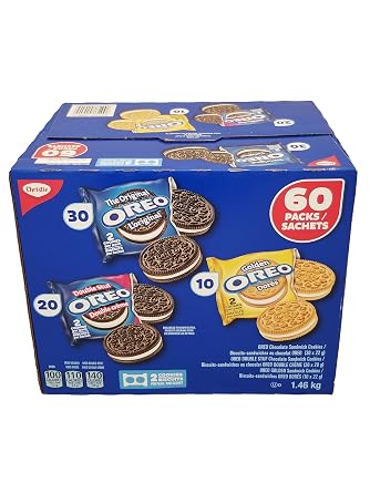 Cookies Variety Pack - Original s, Golden s, Double Stuff s, 1.46kg/51.4 oz