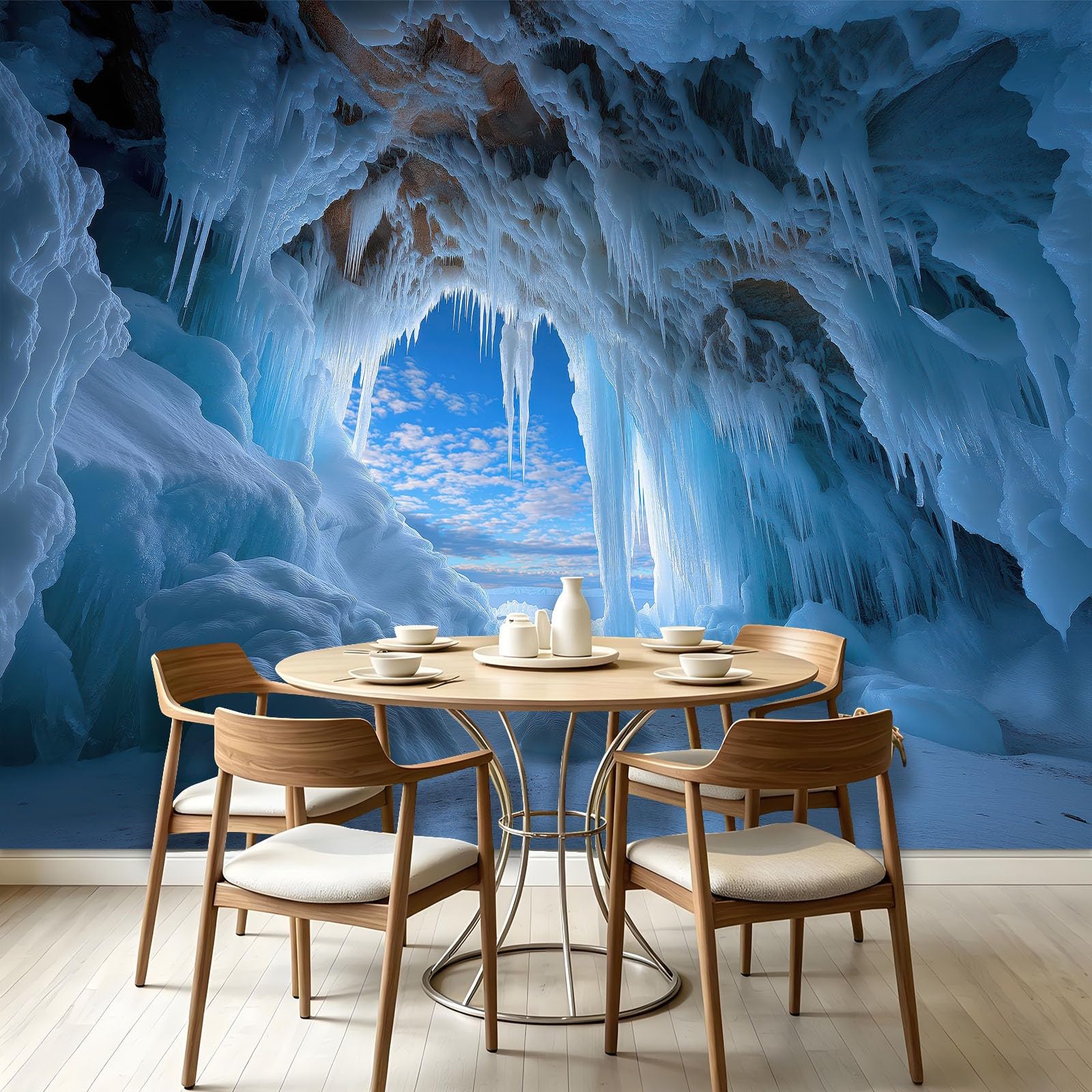 Papel pintado no tejido – Papel pintado 300 x 210 cm – Fotomural – Decoración de pared para dormitorio pared lateral piscina interior fondo – Papel pintado de pared fácil de montar – Naturaleza