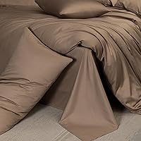 Vista 60 de MooMee Queen Duvet Cover Set, 100% Extra Long Staple Cotton 600 Thread Count Sateen Silky Soft Breathable Durable Luxury Hotel Quality Bedding Set