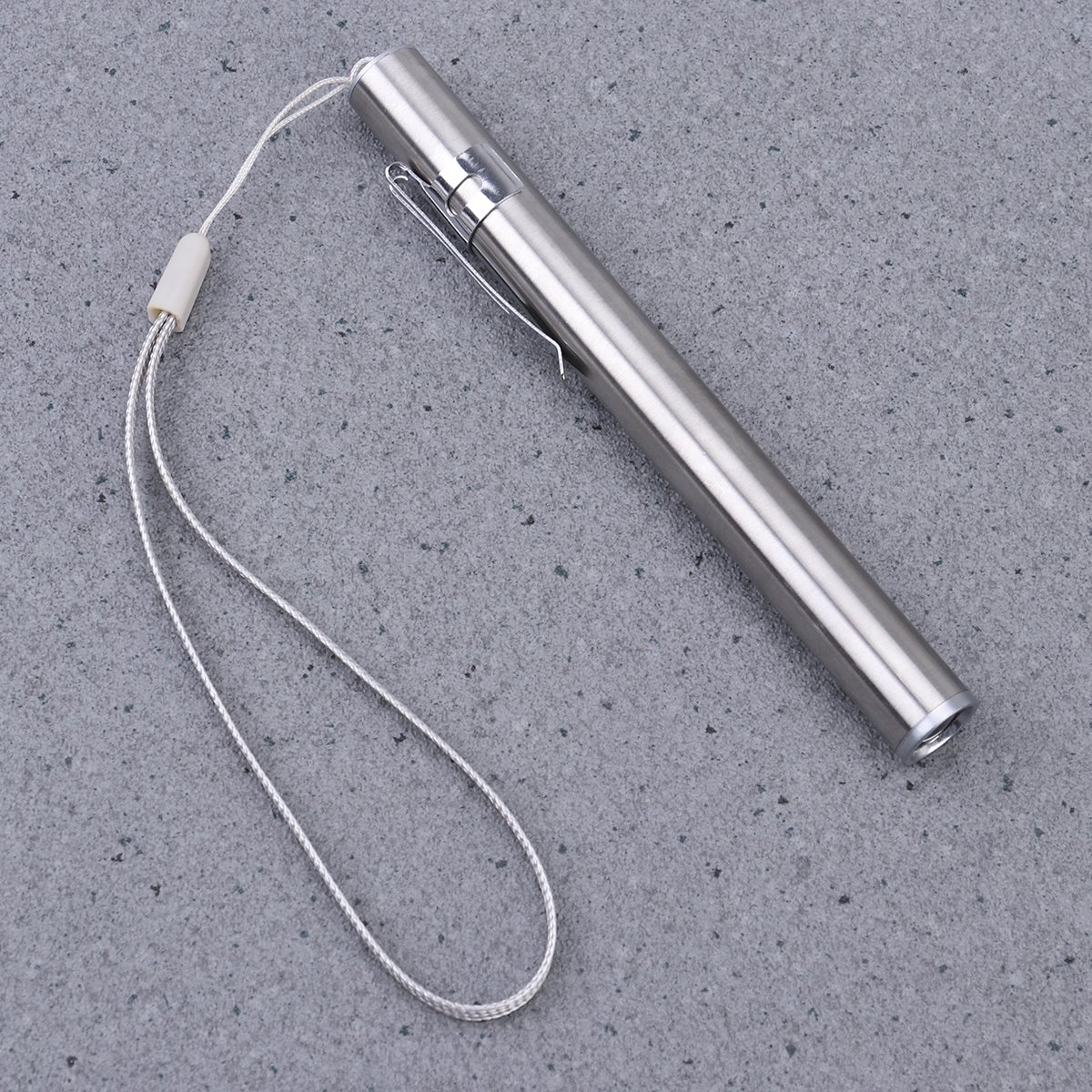 Nurse Pen Pen Light USB Rechargeable LED Stainless Steel Flashlight Torch for Doctors Students Doctors, Cost, 5.1x0.51x0.51 pouces - Image 2