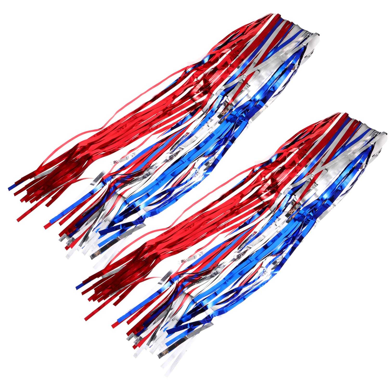 GLEAVI 5 Ensembles Rideaux Frange Métalliques of July Décoration Patriotique pour Fête De Indépendance comme Décor De Photo Et Accessoire 2 Pièces * 5
