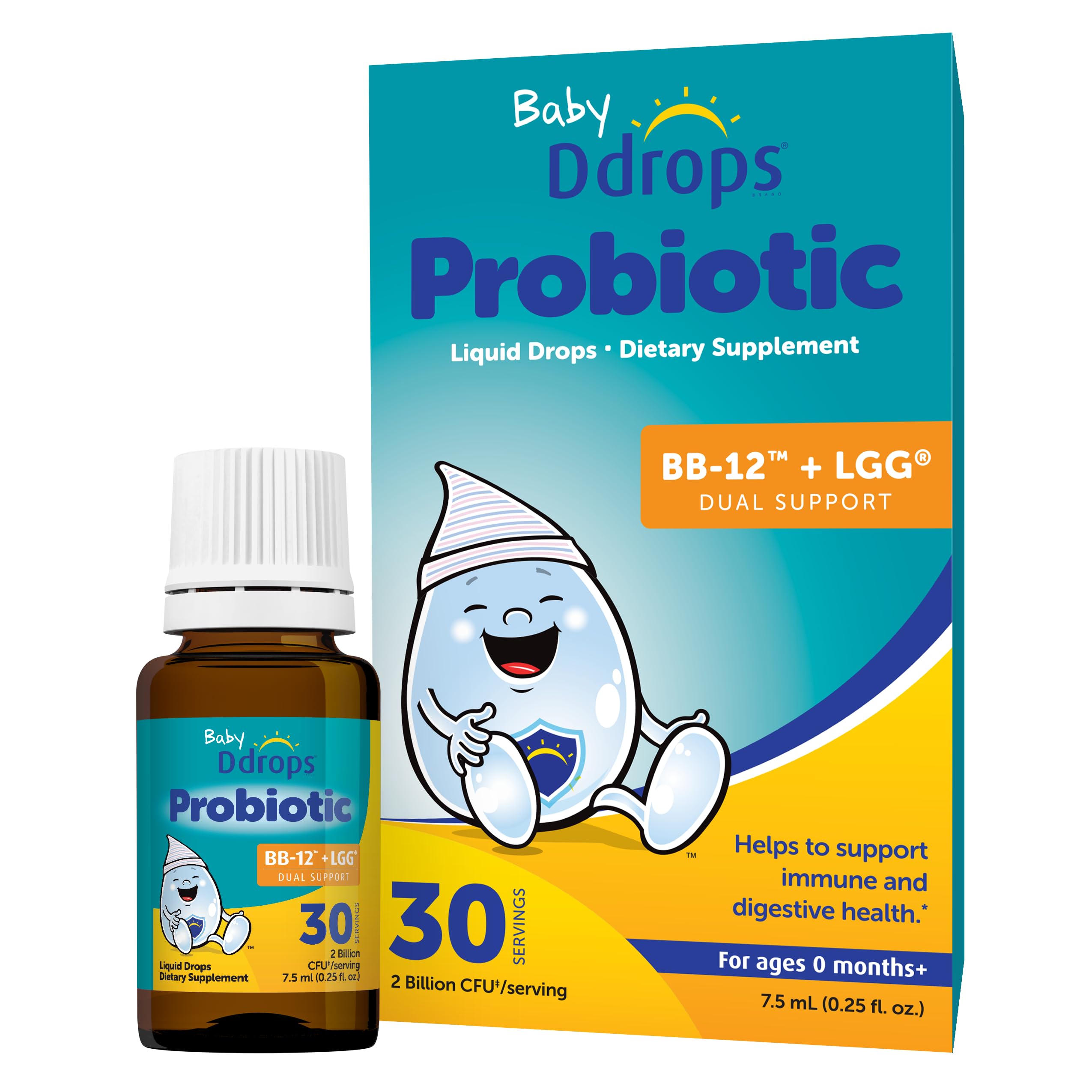 Amazon.com: Ddrops Baby Probiotic BB-12 + LGG Dual Support Liquid