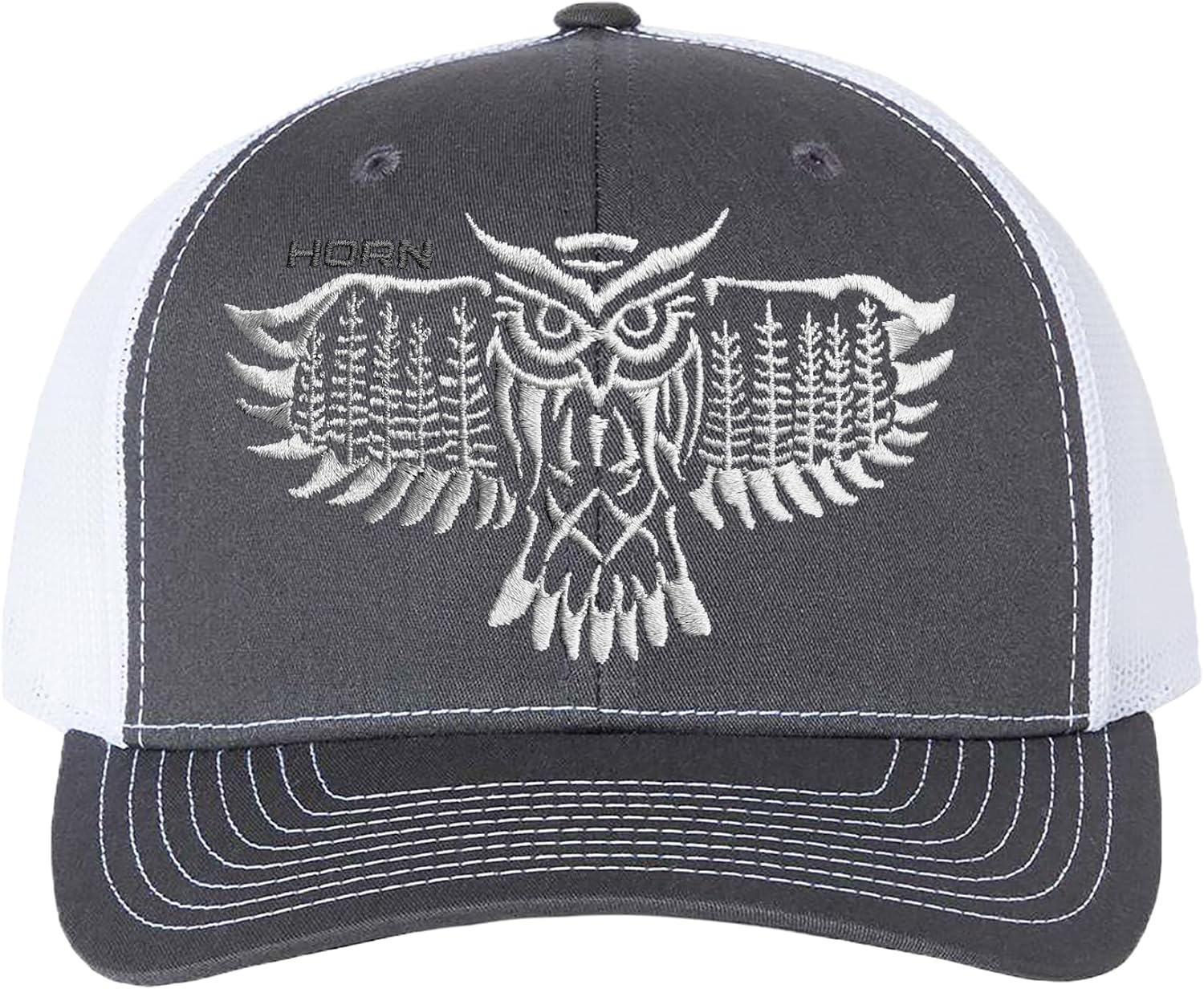HORN GEAR Trucker Hat - Great Horned Owl image 4
