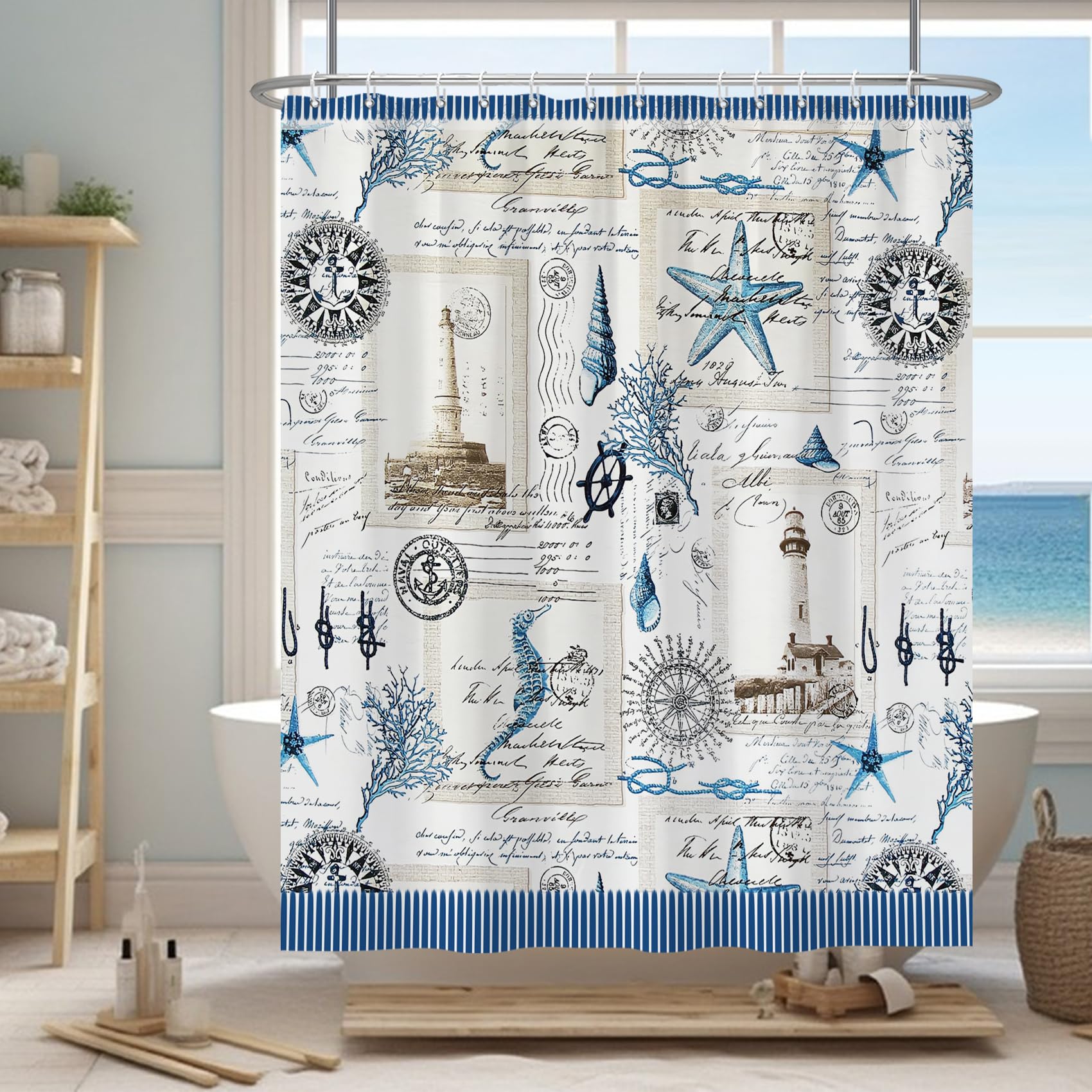 Ocean Treasures Shower Curtain NCU0DDK2501