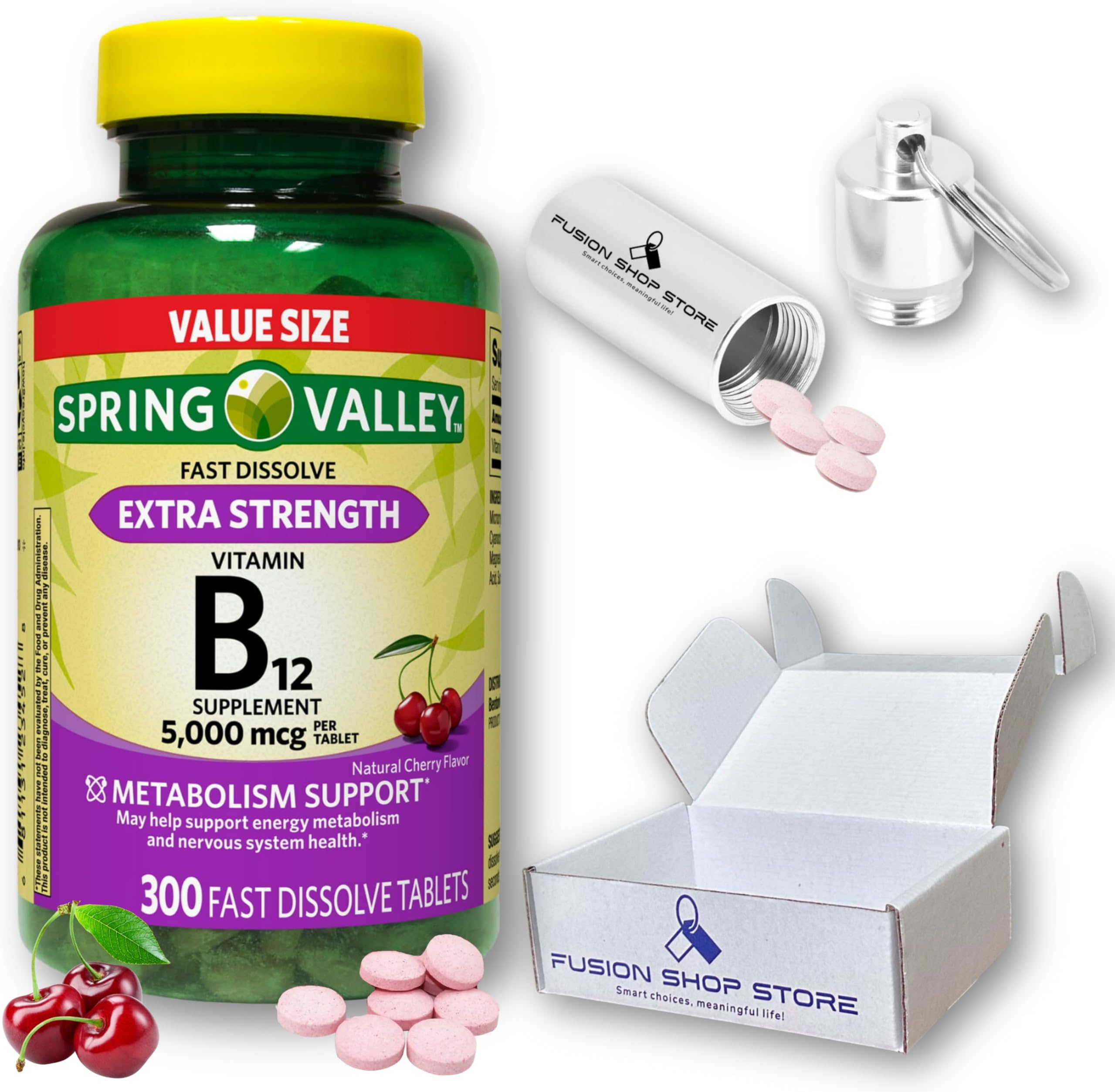 Spring Valley B12 5000 mcgEnergy Jelly Beans, 60ct (pack