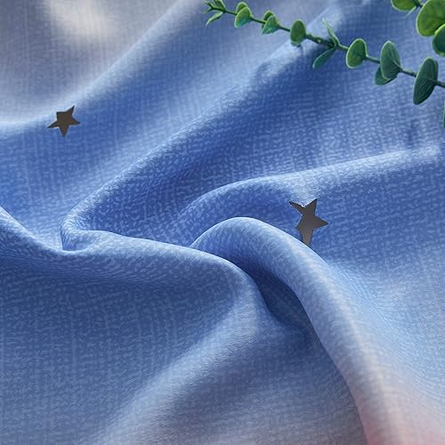 Miniatura 116 de XiDi - Cortinas rosas y grises para dormitorio de niñas, calcomanías de pared de unicornio, cortina verde, oscurecimiento de habitación, opaca, 63