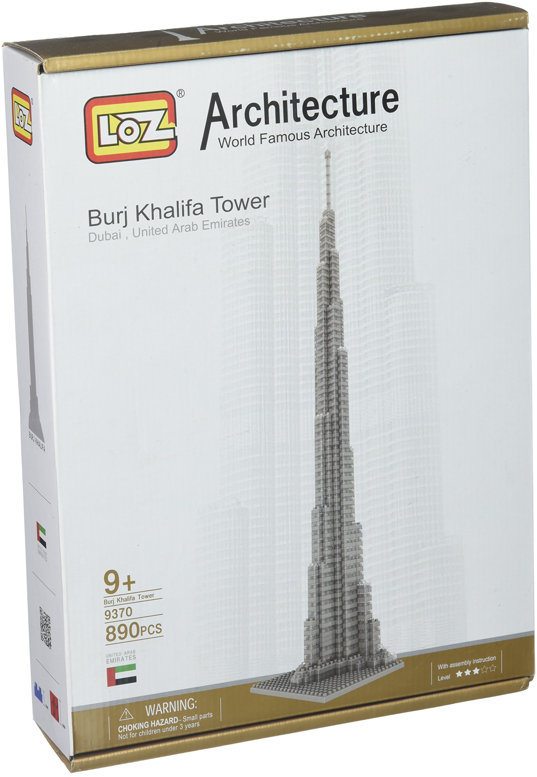 Loz Micro Blocks Burj Khalifa Tower Model Small Building Block