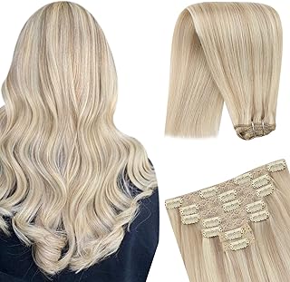 Echthaar extensions weißblond Clearance