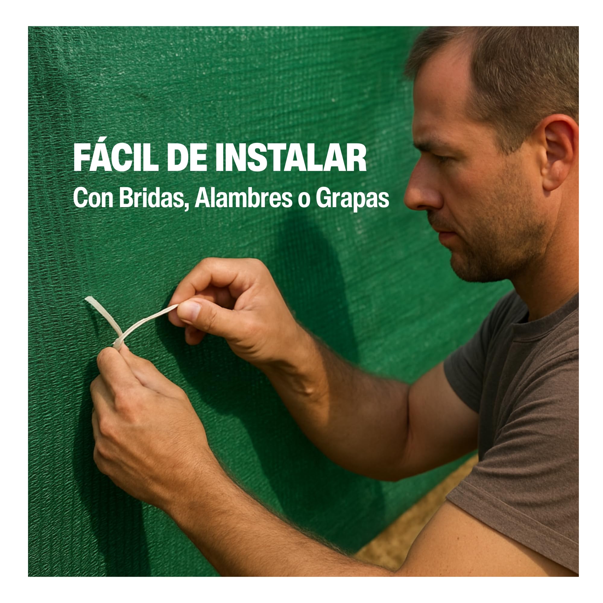 Riegolux Malla de Ocultación Jardín Verde 2 x 25 m, 70% Ocultación, 70 g/m², Malla para Vallas, Cercados y Privacidad Exterior, Polipropileno