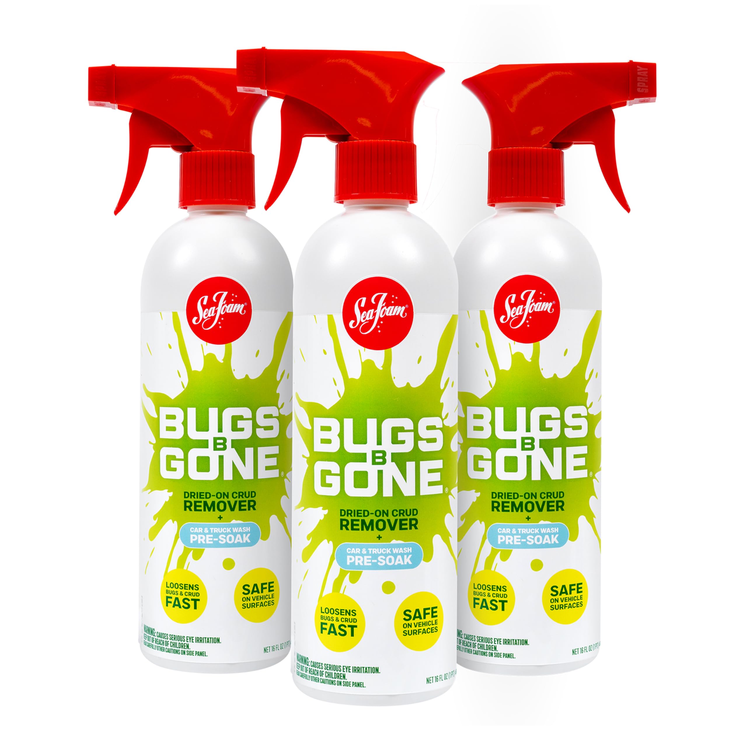 Sea Foam Bugs B Gone Bug and Crud Remover, BBG16, 16oz, Pack of 3