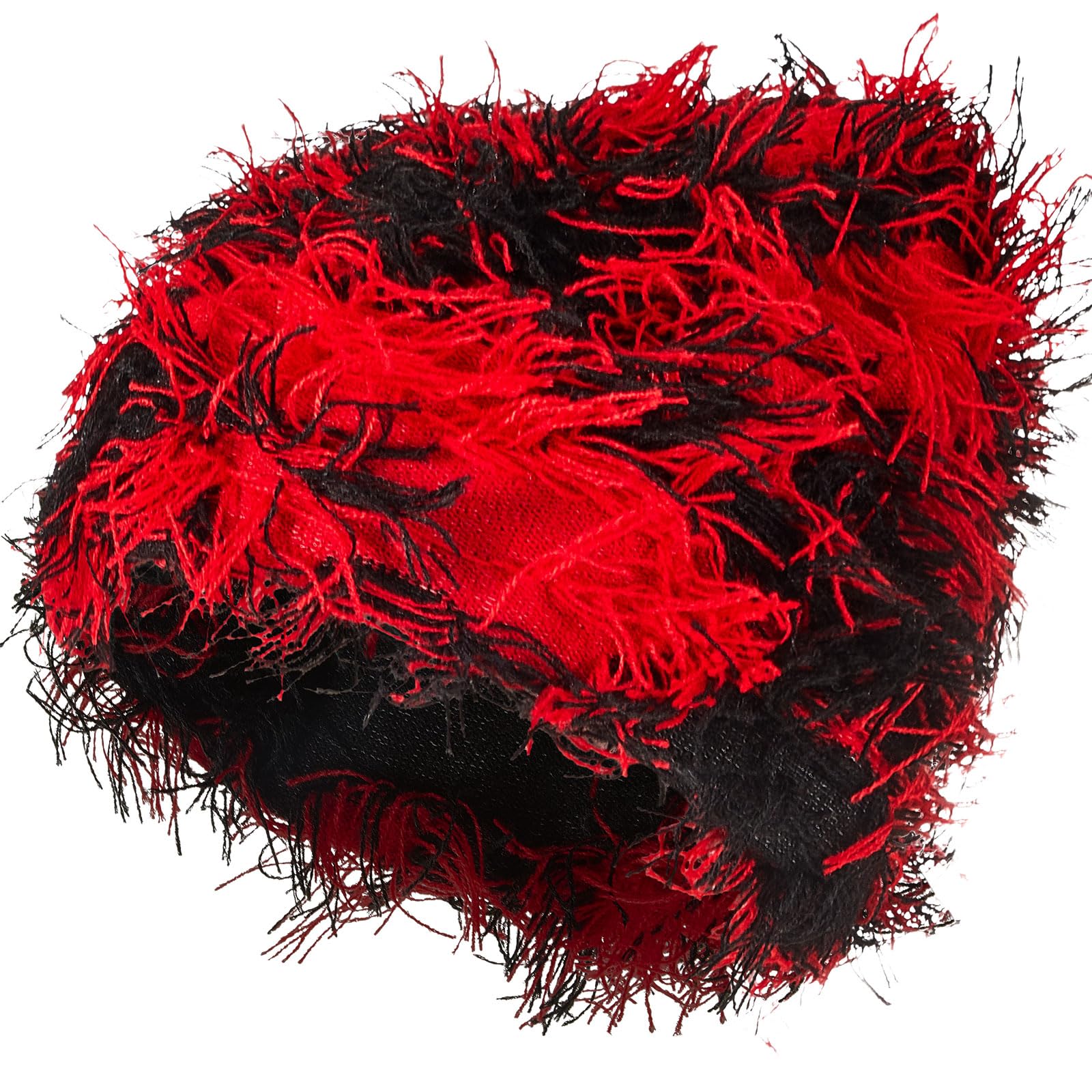 ChuarryDistressed Knitted Beanie Fuzzy Winter Hats Thick Warm Beanies Snow Hats Skull for Women Men Outdoor Ski Knit Cap