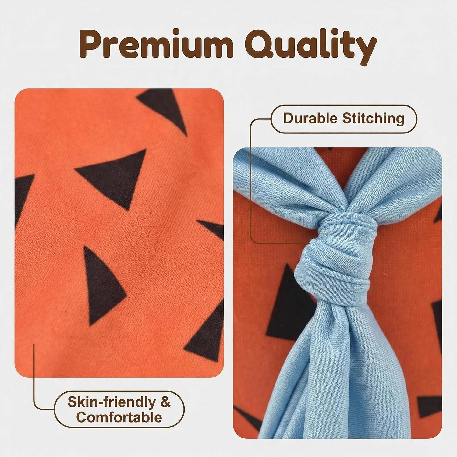 Halloween Small Large Dog Caveman Costume Stone Age Outfit,4XL | Orange Pet Shirt;Funny Dog Clothes with Blue Tie;Soft Pajamas for Cats;Costume for Small Medium,and Large Dogs