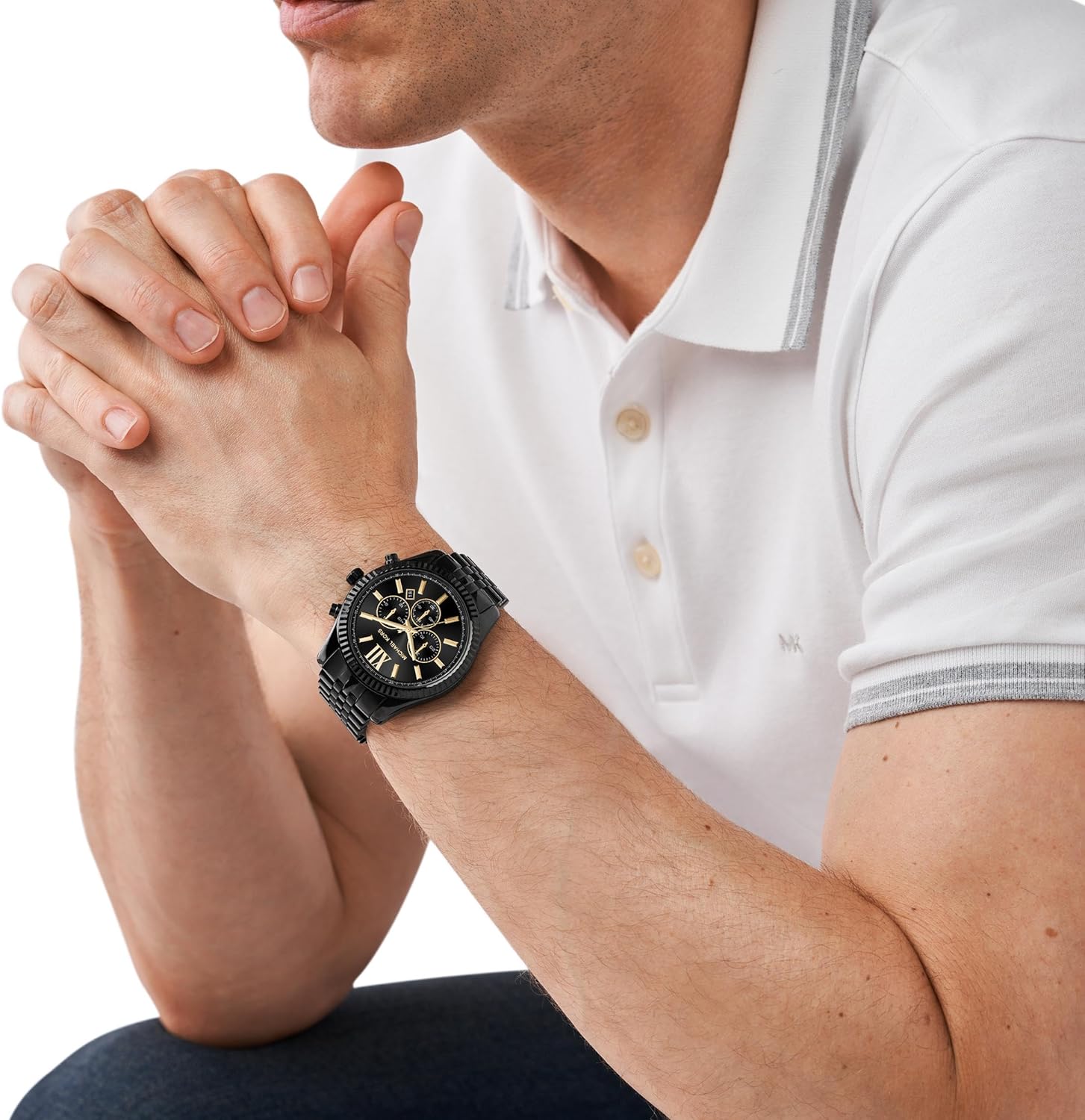 Michael Kors Lexington Men's Watch, Stainless Steel Bracelet Watch for Men - Image 4