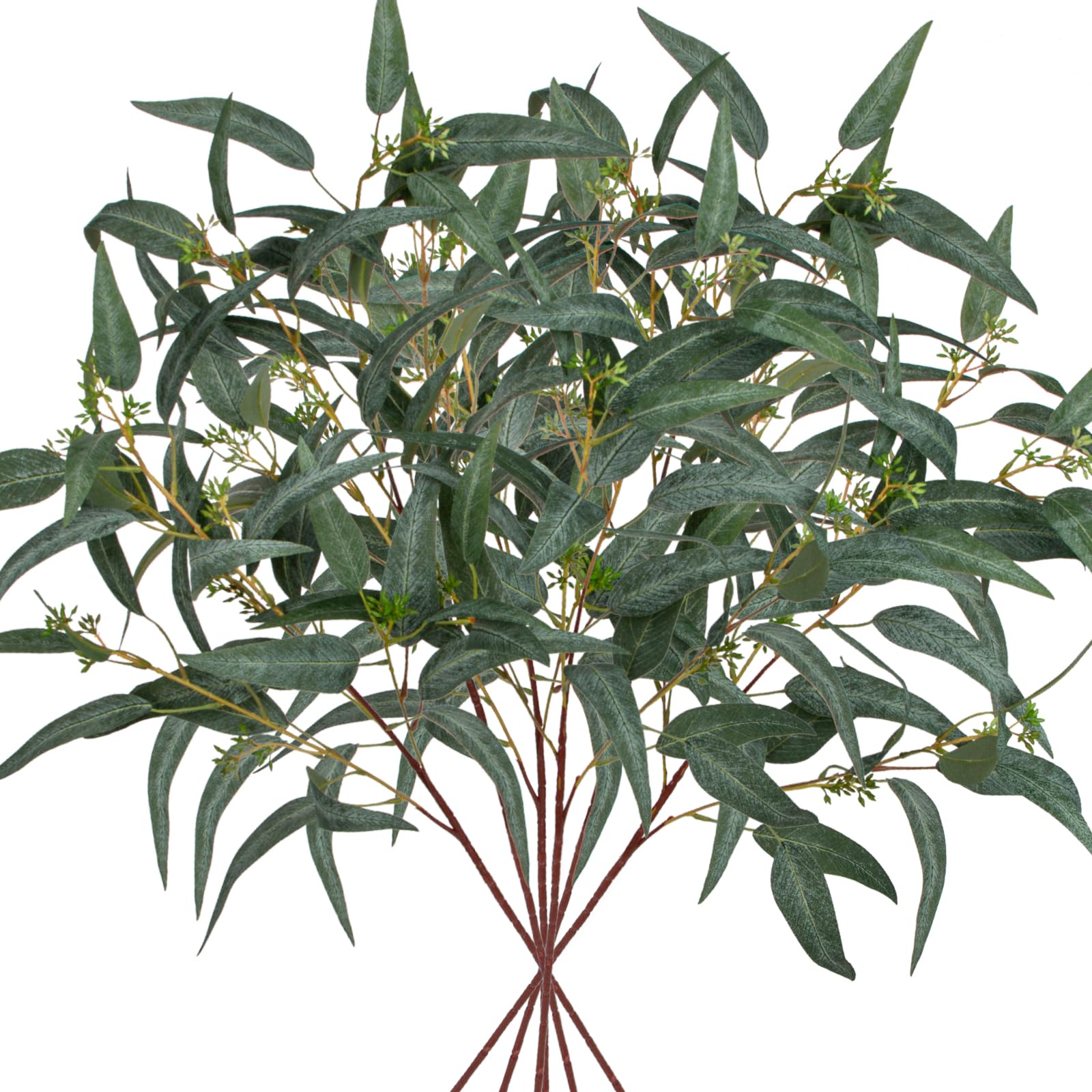 Photo 1 of DILATATA Artificial Willow Eucalyptus Stems - 34" Green