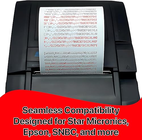 Miniatura 3 de ERC-30 34 38 Impresora de recibos de cartucho de tinta de cinta negra y roja, ERC30 compatible con impresora Epson SNBC BTP-M280, BTP-M280A,
