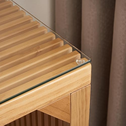 Miniatura 9 de Juego de mesa y banco de consola de entrada, madera de pino, multifuncional, estilo natural, diseño largo y resistente para sala de estar, cocina,