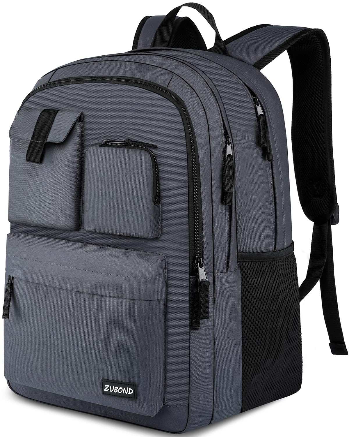 ZUBOND Backpack for Men & Women, Backpacks for School Teen Boys & Girl, Student Bookbag 15.6 inch Laptop Compartment with USB Charging Port for High