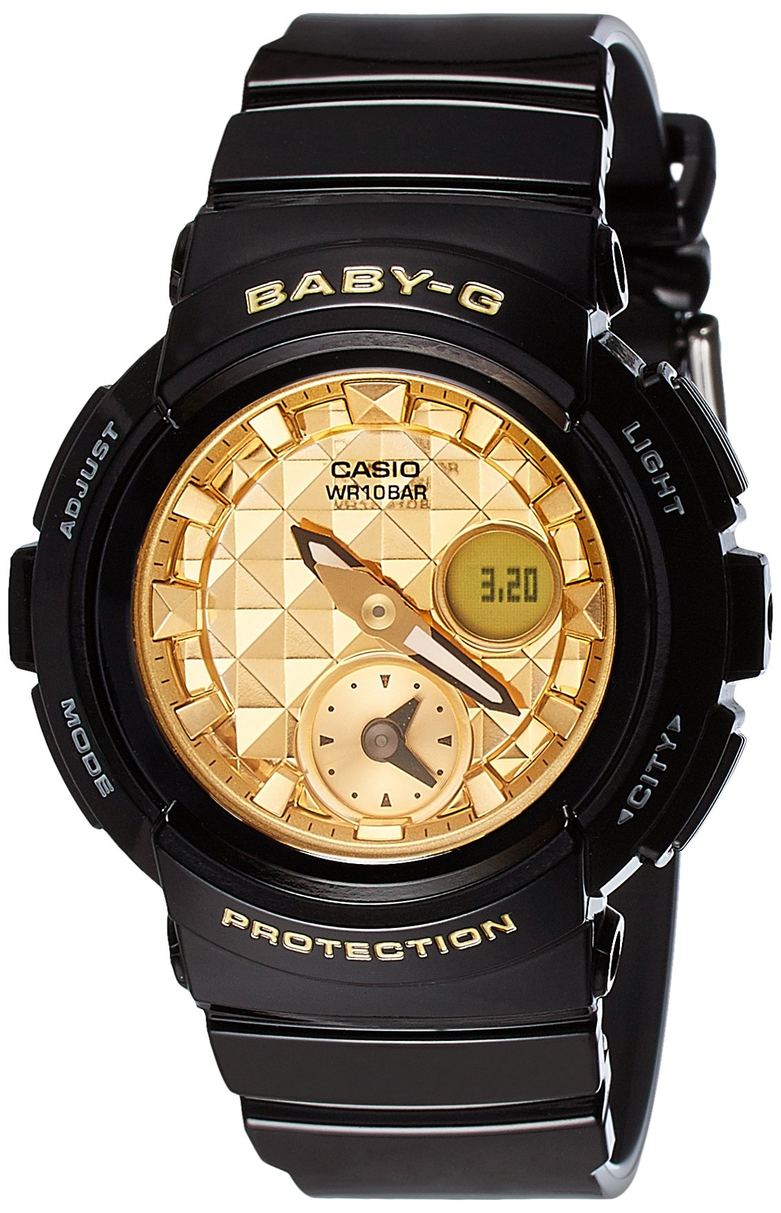 CasioBaby-G Analog-Digital Gold Dial Women's Watch - BGA-195M-1ADR (B181)