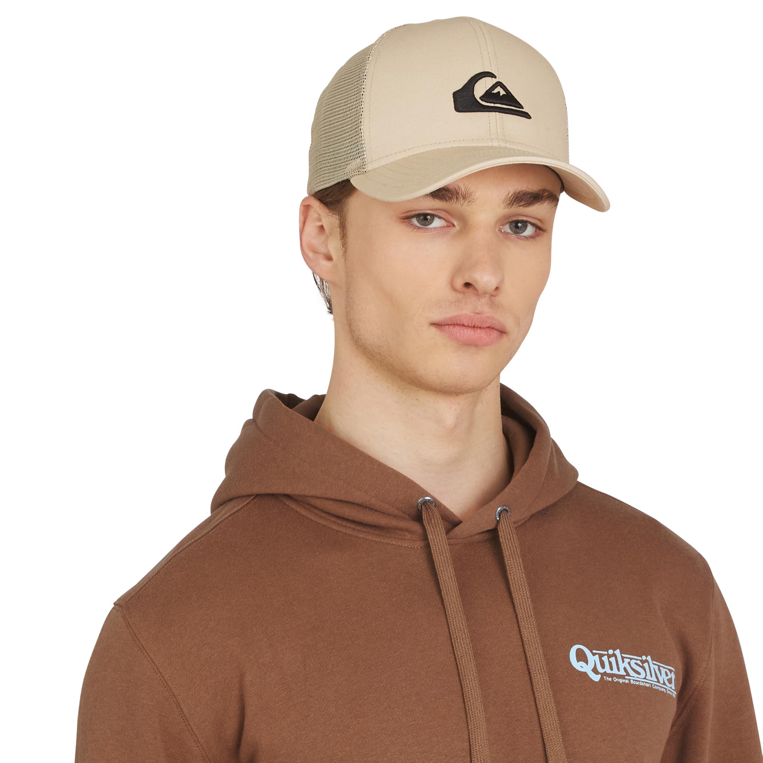 Quiksilver Men's Premium Cotton Adjustable Snap Back Logo Baseball Cap