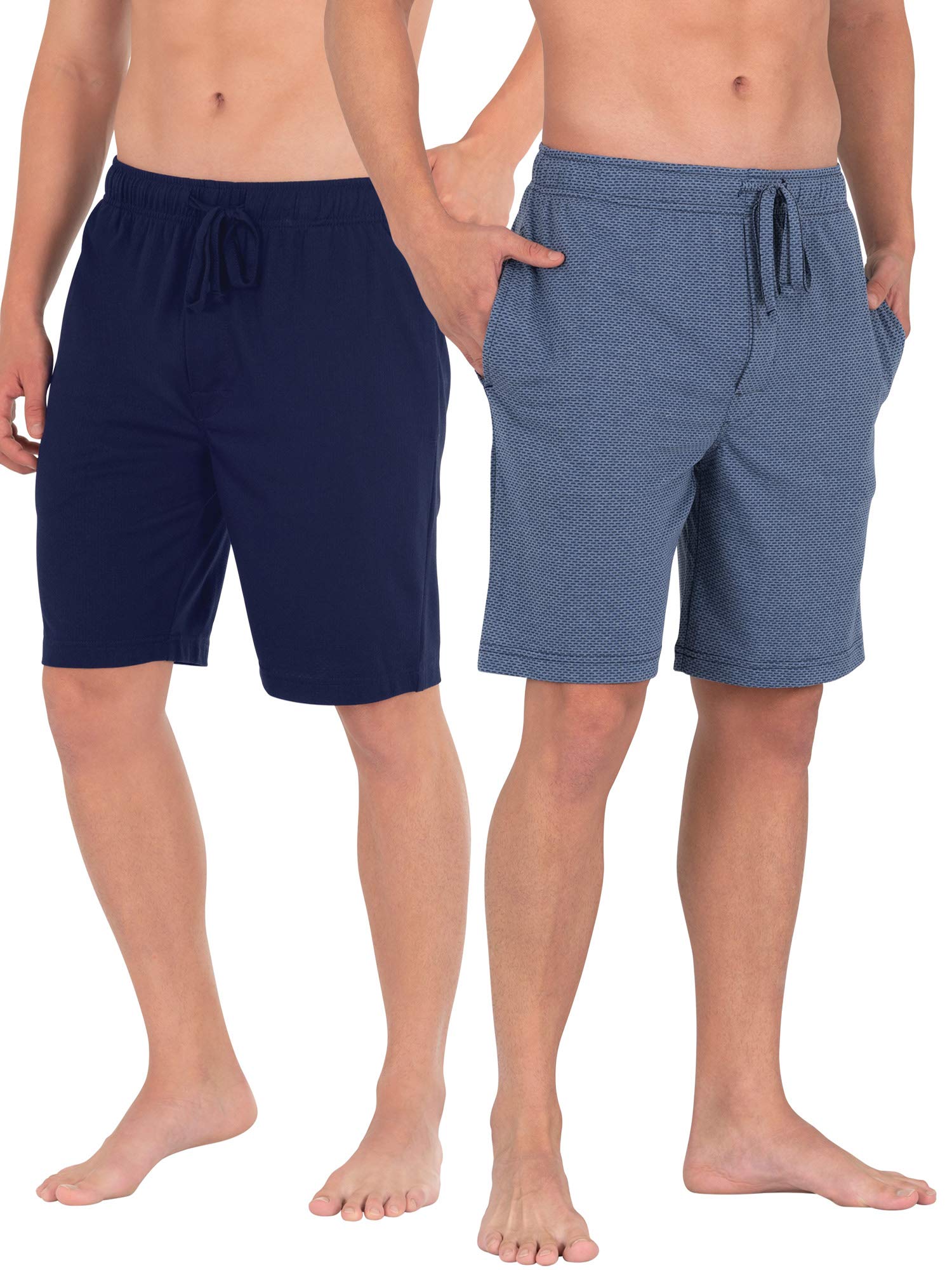 Fruit Of The Loom Mens Pajama Shorts Pack Breathable