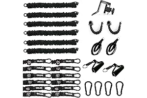Lagree Fitness Accessories: Door Mount Bungee & Spring Shroud Bundle